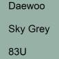 Preview: Daewoo, Sky Grey, 83U.